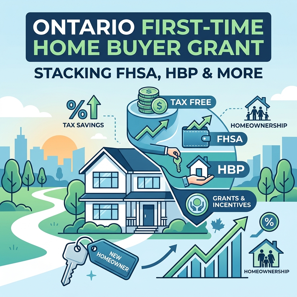 Ontario First-Time Home Buyer Grant: Stacking FHSA, HBP & More - Featured Ontario Mortgage Guide servicing London, Woodstock, and Toronto